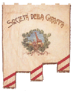 Labaro della Società della Giraffa eseguito nel 1932