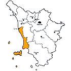 Mappa provincia Livorno