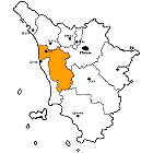 Mappa provincia Pisa